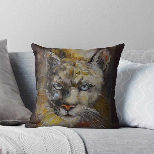Item preview, Portrait Of A Cougar. The look of a leopard, a beautiful predator. designed and sold by Elena Reutova.
