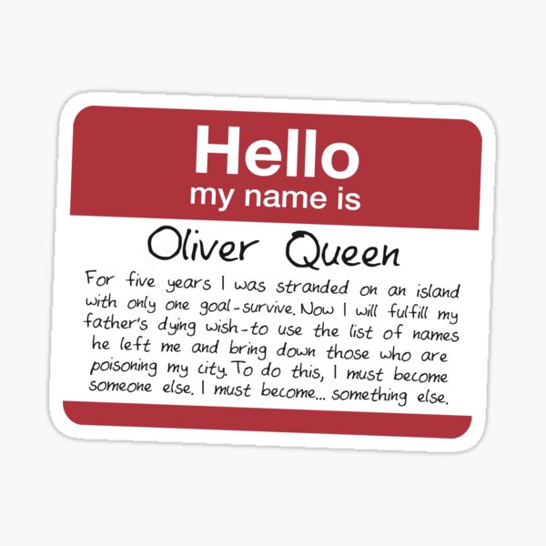 Nombre de Oliver Pegatina