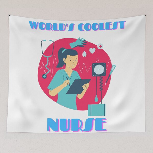 Item preview, World's Coolest Nurse designed and sold by LuckyKermit.