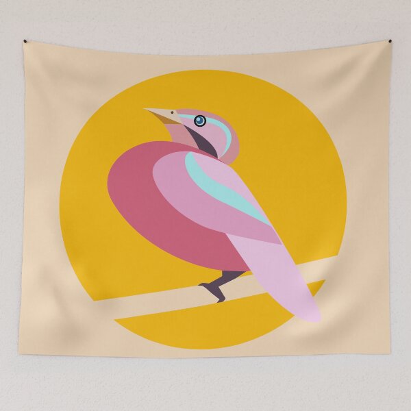 Item preview, A Little Pinkie Proud Bird in Cream  designed and sold by Moyanana.