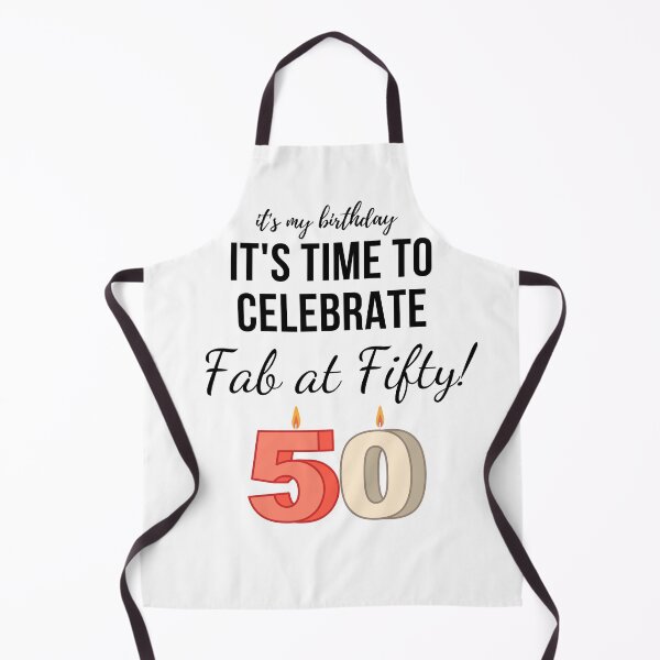 Item preview, 50th birthday ,it's my birthday,it's time to celebrate ,fab at fifty  designed and sold by 3Akshithaa.