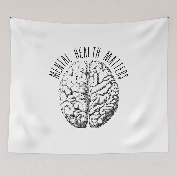 Item preview, Mental health matters, human brain designed and sold by beakraus.