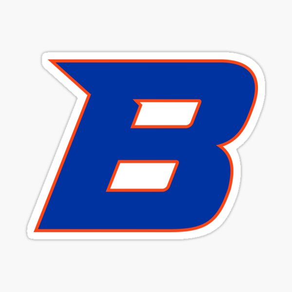 "Boise B Logo" Sticker By Taniyoshiro | Redbubble