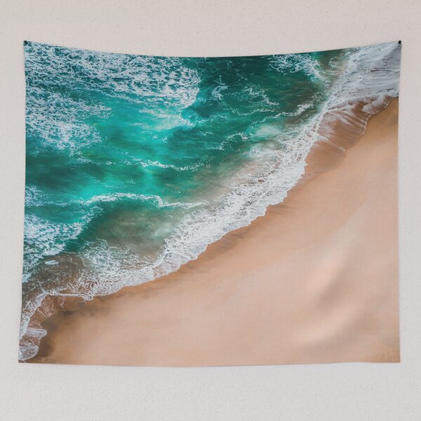 Item preview, turquoise beach waves designed and sold by nature scenerys.
