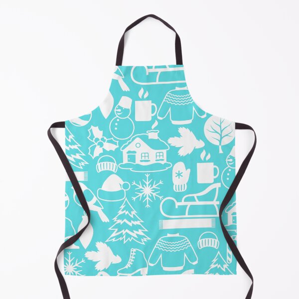 Item preview, Classic Christmas Winter Scenery Blue Teal designed and sold by IamTrending.