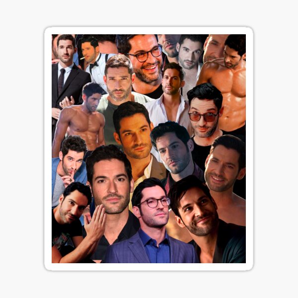 Tom Ellis Photo Collage Sticker