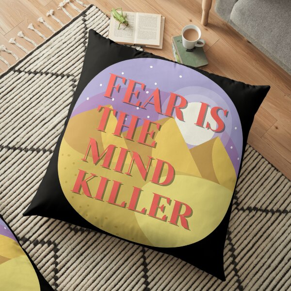 Dune fear is the mind killer Floor Pillow