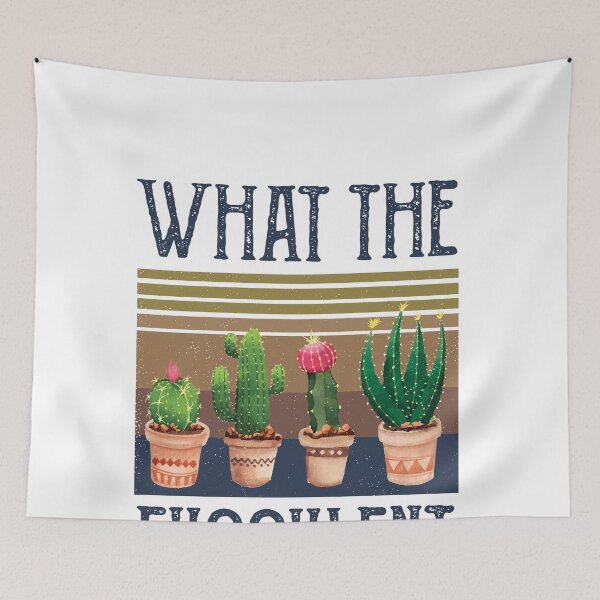 Item preview, What The Fucculent Cactus Succulents Gardening Retro Vintage designed and sold by CodingForTech.