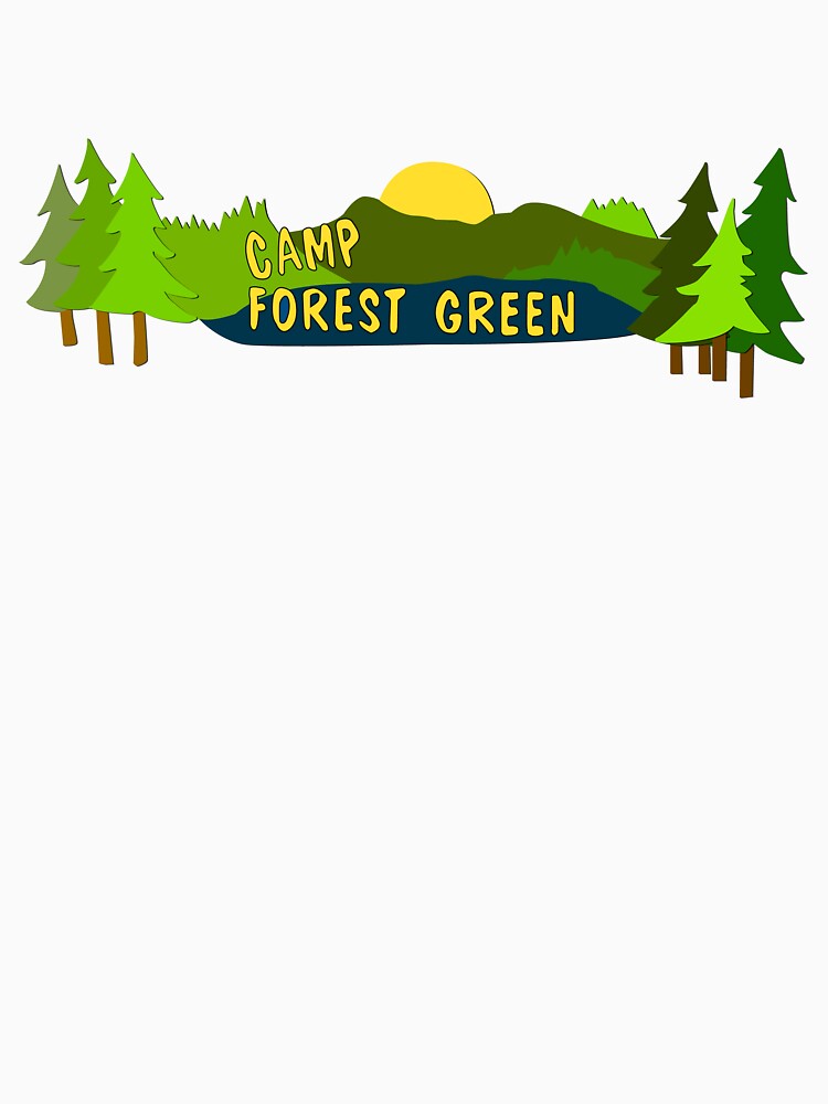 "Camp Forest Green" Classic TShirt for Sale by HorrorEggs Redbubble