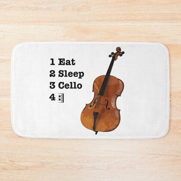 Item preview, Eat Sleep Cello Repeat designed and sold by candhdesigns.
