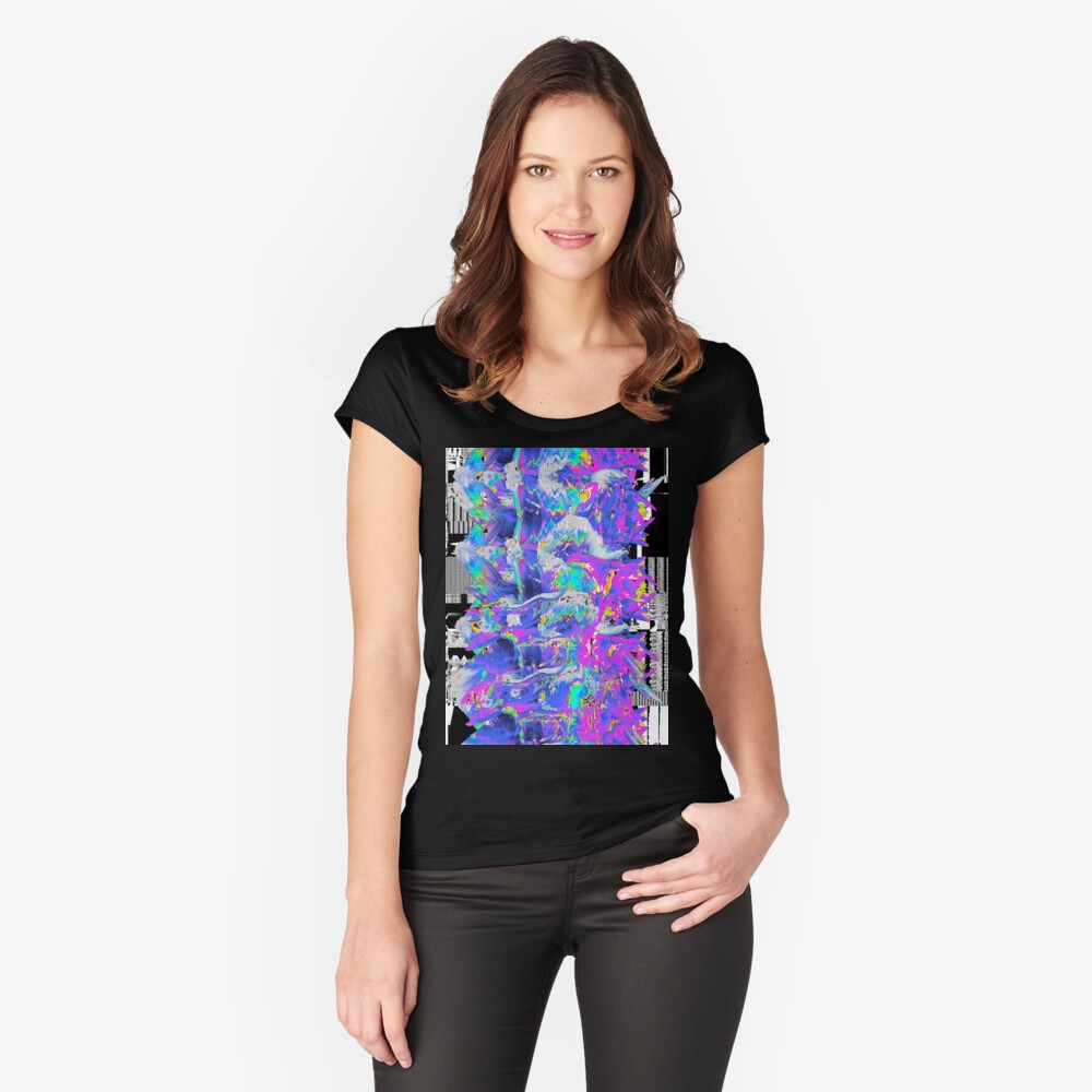Aperçu de l'œuvre T-shirt échancré créée et vendue par ArtsyPrincess.