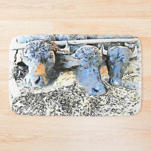 Item preview, Buffaloes in the stall designed and sold by Giuseppe Cocco.