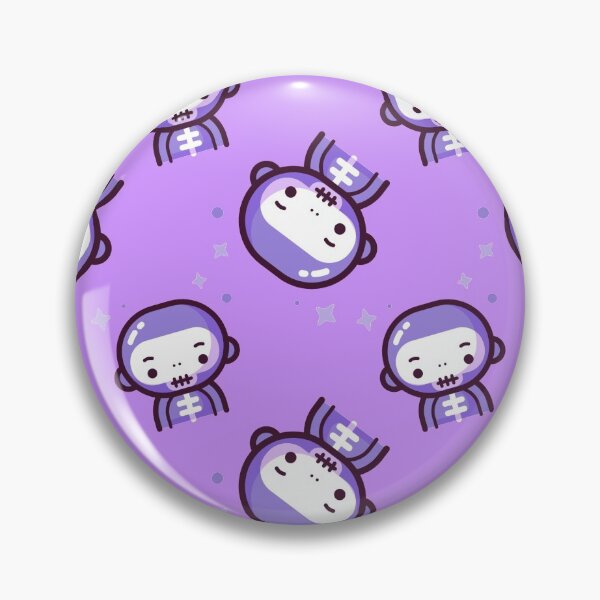 Item preview, Happy Halloween Holiday | Cute & Spooky Purple Skeleton Cartoon Pattern designed and sold by Ainbowz-Artwork.