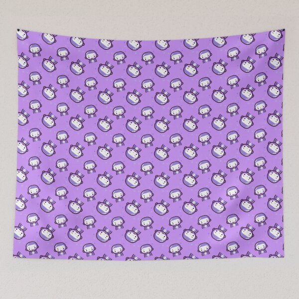 Item preview, Happy Halloween Holiday | Cute & Spooky Purple Skeleton Cartoon Pattern designed and sold by Ainbowz-Artwork.