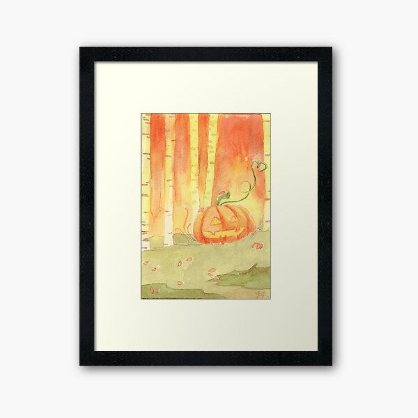Halloween | Forest Child Framed Art Print