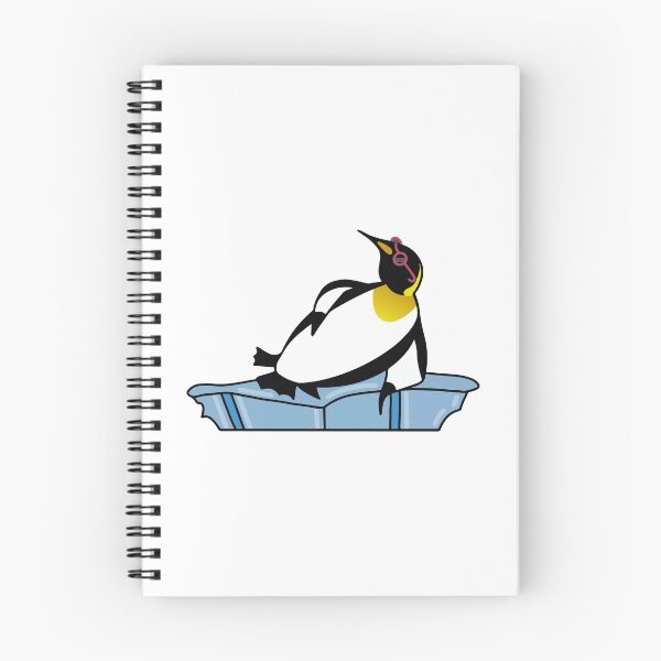 Item preview, Penguin Lounging on Ice Wearing Sunglasses designed and sold by lildoodleshop.