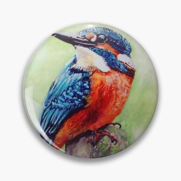 Item preview, Banksy Common Kingfisher designed and sold by Curiously-Wild.