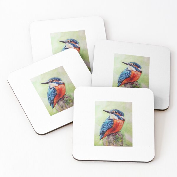 Item preview, Banksy Common Kingfisher designed and sold by Curiously-Wild.