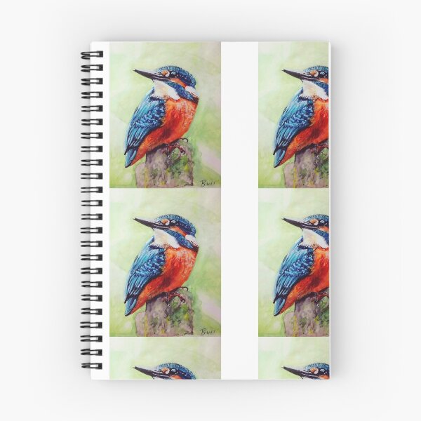 Item preview, Banksy Common Kingfisher designed and sold by Curiously-Wild.