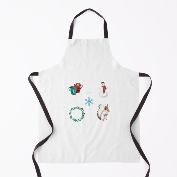 Item preview, Snowman, hot chocolate and more cute winter drawing designed and sold by frenchstylehome.