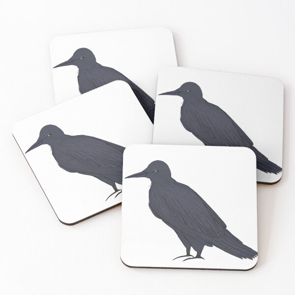 Item preview, Houndstooth Raven Friend (Digital Painting) designed and sold by hillyhale.
