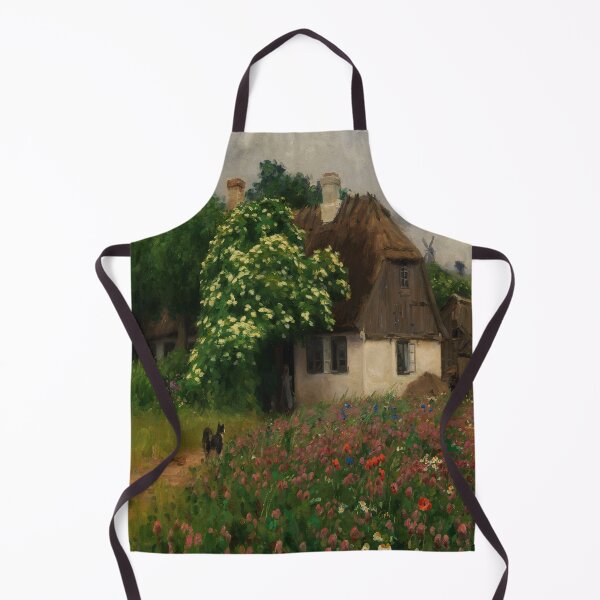Item preview, Bondehus med eng blomster-Hans Andersen Brendekilde designed and sold by LexBauer.