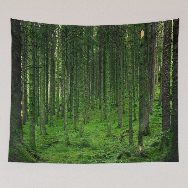 Item preview, Majestic Green Forest Trees designed and sold by coolmerchplanet.