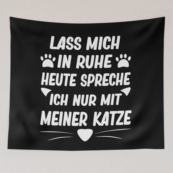 Item preview, lass mich in ruhe heute spreche ich nur mit meiner Katze designed and sold by alaechamlal.