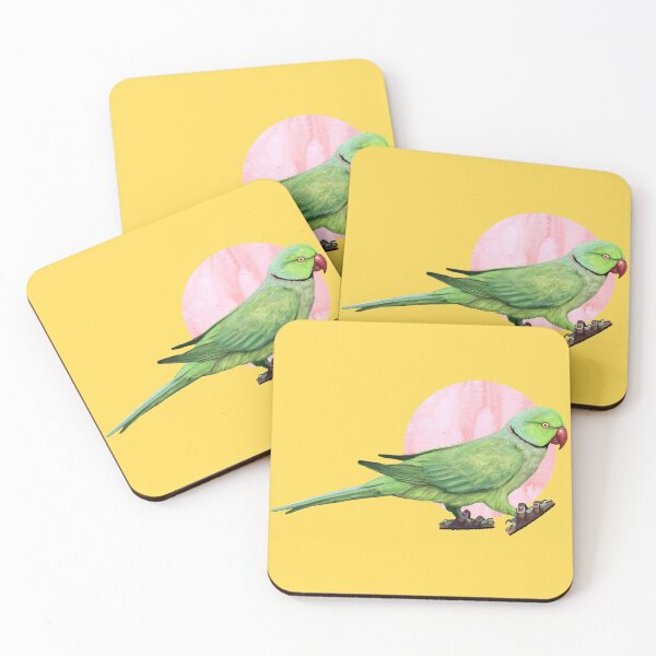 Item preview, Parakeet Wearing sandals in yellow designed and sold by CharlieCreature.