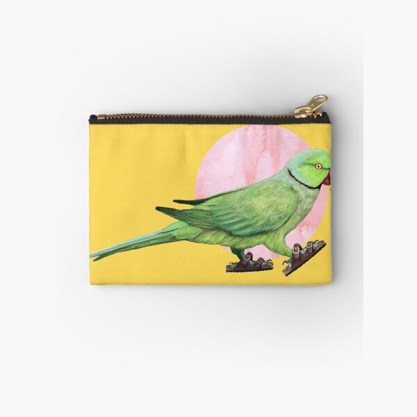 Item preview, Parakeet Wearing sandals in yellow designed and sold by CharlieCreature.