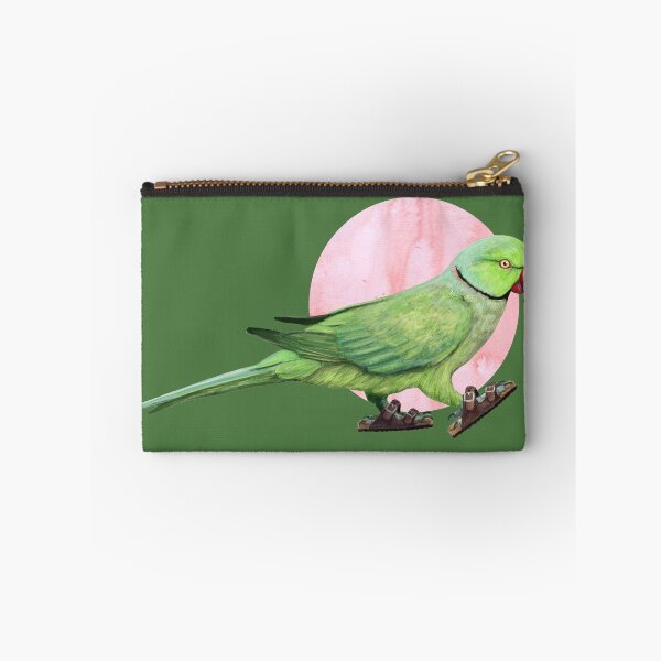 Item preview,  Parakeet Wearing sandals in green designed and sold by CharlieCreature.