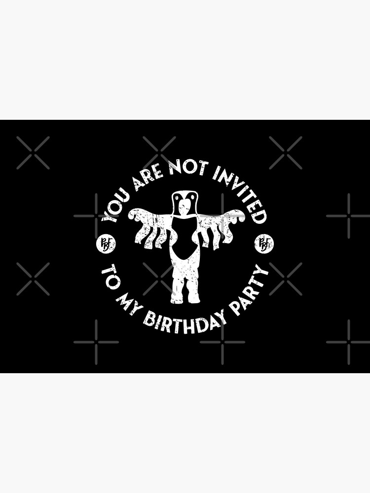 "Peanut Butter Falcon You are not invited to my Birthday Party" Mask