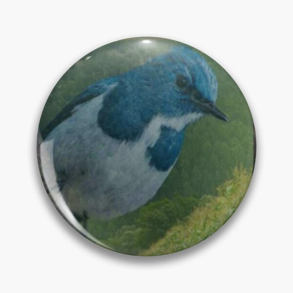 Item preview, *Blue bird on the branch*Berezabella Art* designed and sold by Berezabella.