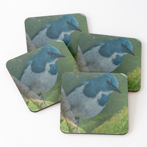 Item preview, *Blue bird on the branch*Berezabella Art* designed and sold by Berezabella.