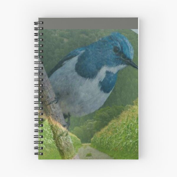 Item preview, *Blue bird on the branch*Berezabella Art* designed and sold by Berezabella.