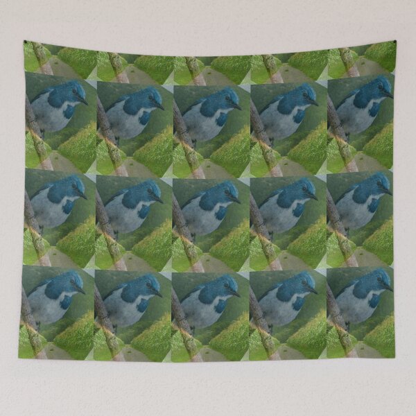 Item preview, *Blue bird on the branch*Berezabella Art* designed and sold by Berezabella.