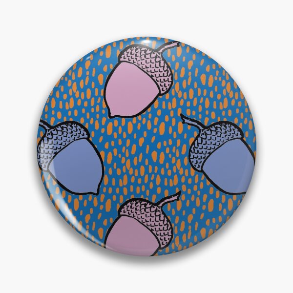 Item preview, Blue acorn dot pattern designed and sold by Chelseanelson.