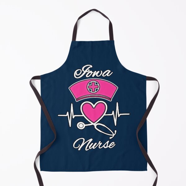 Item preview, Iowa Nurse - Nurse Hat, Heart, and Stethoscope designed and sold by Drucifer76.