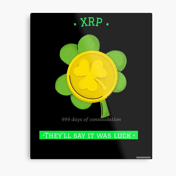 Lucky XRP Holders Metal Print