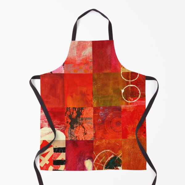 Item preview, Red Tiles Textured Abstract Art Design designed and sold by NancyMerkle.