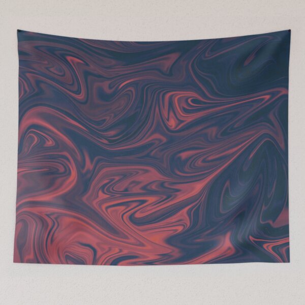 Item preview, black and Pink Dark Marble Swirl  designed and sold by Sarah Wainwright.
