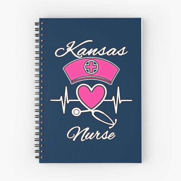 Item preview, Kansas Nurse - Nurse Hat, Heart, and Stethoscope designed and sold by Drucifer76.