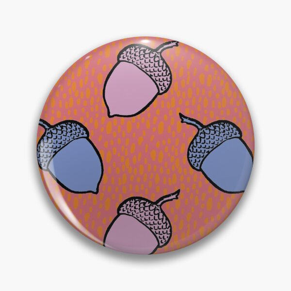 Item preview, Pink acorn dot pattern designed and sold by Chelseanelson.