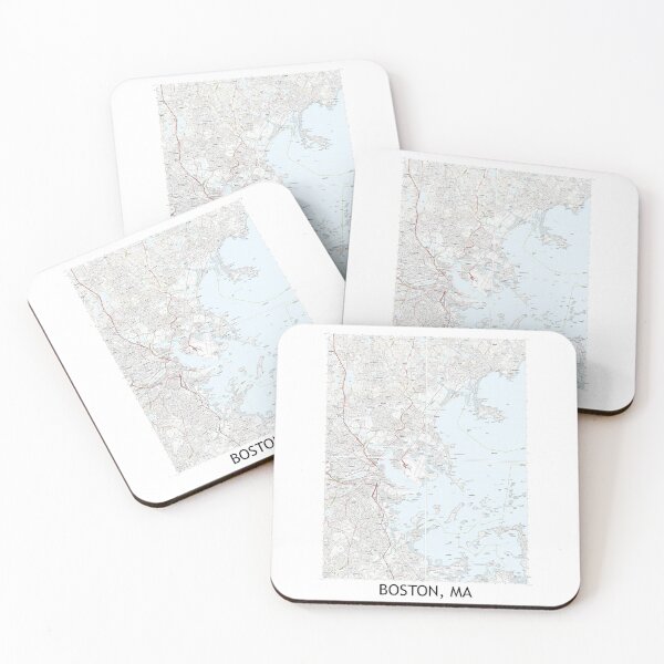 Item preview, Boston, MA, Quad Topographical Map Clean designed and sold by PGHPhotoCo.