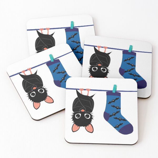 Item preview,  Hanging bat and sock with vampires designed and sold by Jaime Brash.