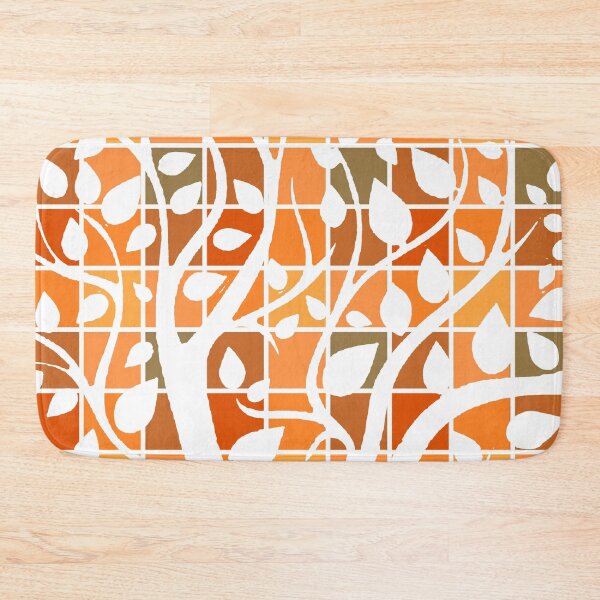 Item preview, Autumn squares and leaves designed and sold by ibelieveimages.