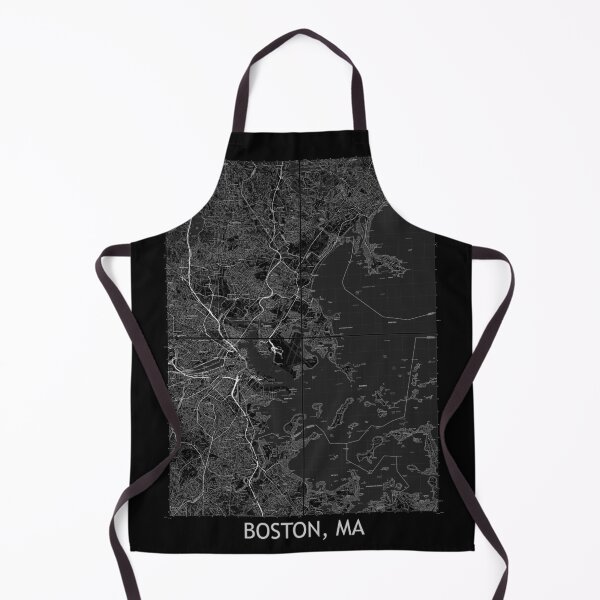 Item preview, Boston, MA, Quad Topographical Map Black designed and sold by PGHPhotoCo.