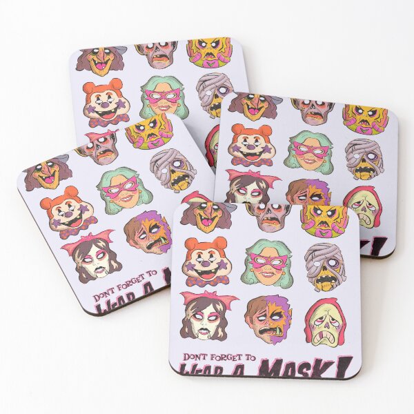 Item preview, Don't Forget to WEAR A MASK! (Black light Version) designed and sold by Corwin Webb.