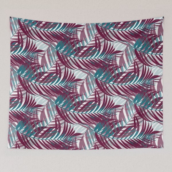 Item preview, Summer Tropics- Teal and Dark Purple designed and sold by subidesigns.