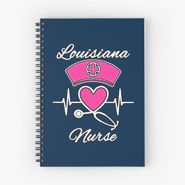 Item preview, Louisiana Nurse - Nurse Hat, Heart, and Stethoscope designed and sold by Drucifer76.